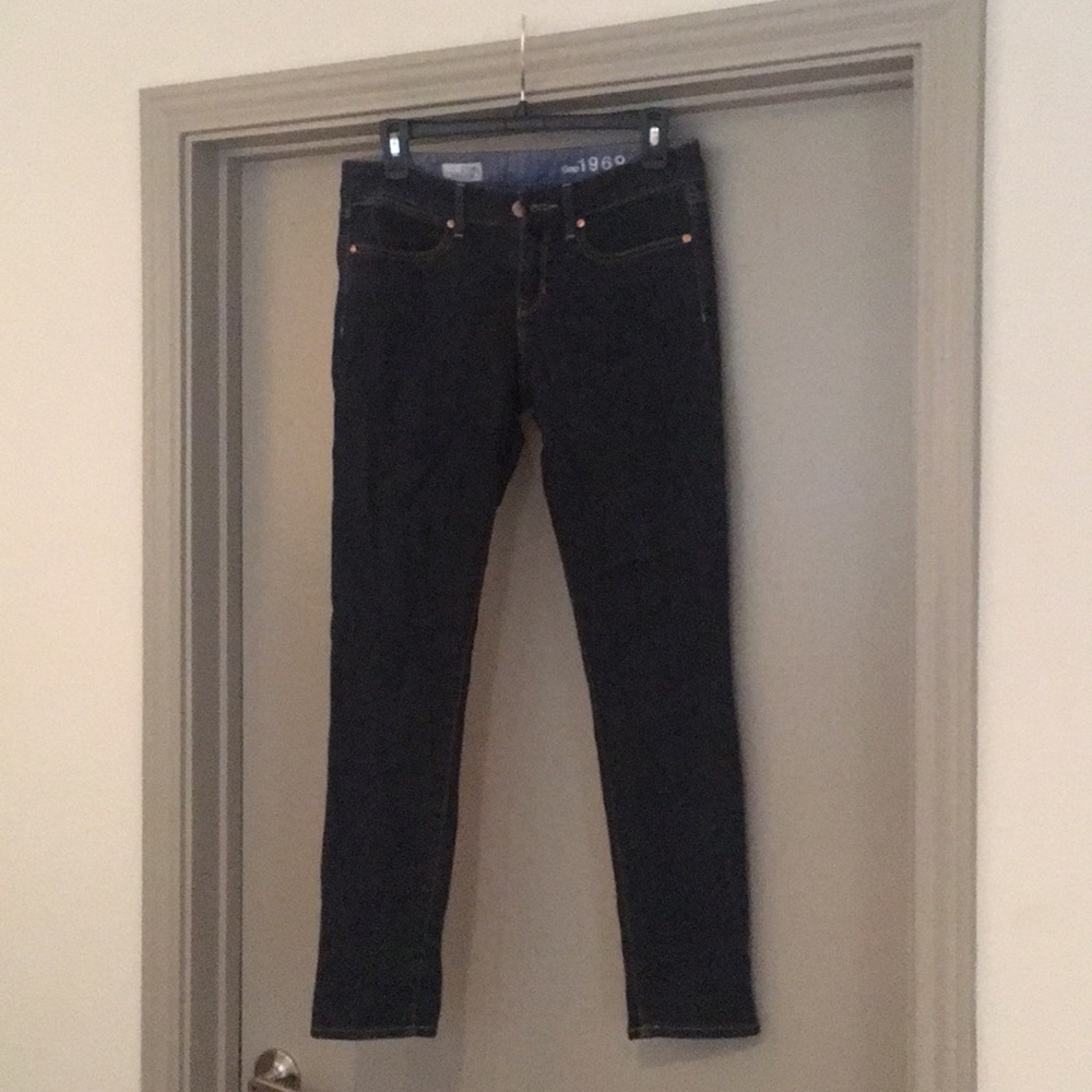 Gap dark wash always skinny jeans